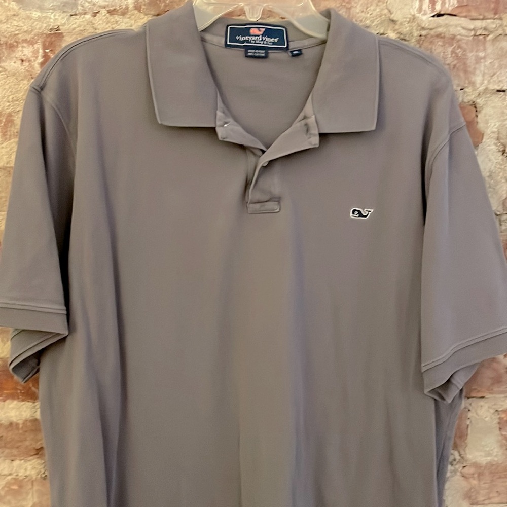 Vineyard Vines Grey Polo Shirt